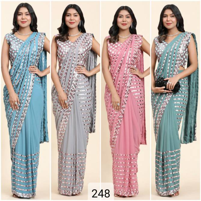 Amoha Trendz 248 Ready To Wear Designer Sarees Catalog
